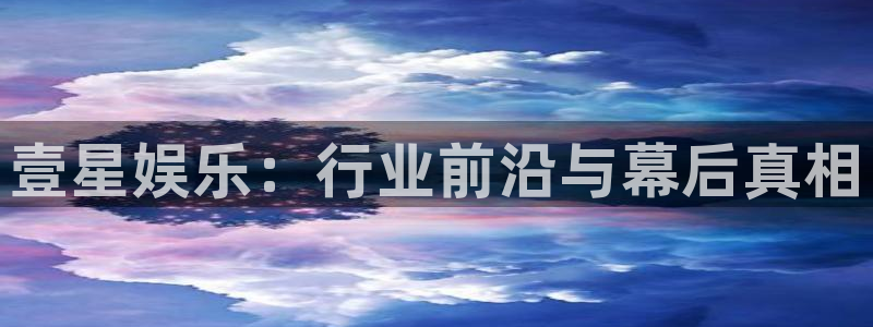富邦娱乐：壹星娱乐：行业前沿与幕后真相